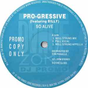 Pro-Gressive Featuring Billy - So Alive mp3