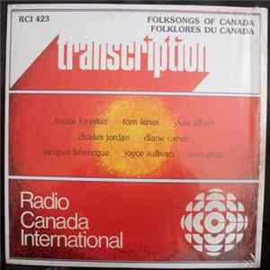 Various - Folksongs Of Canada - Folklores Du Canada mp3