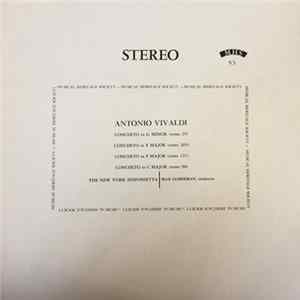 Antonio Vivaldi, Max Goberman, New York Sinfonietta - Vivaldi Concertos in G Min. (25); F Maj. (265); F Maj. (121); C Maj. (90) mp3