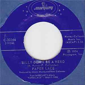 Paper Lace - Billy - Don't Be A Hero mp3