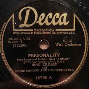 Bing Crosby - Personality / Would You? mp3