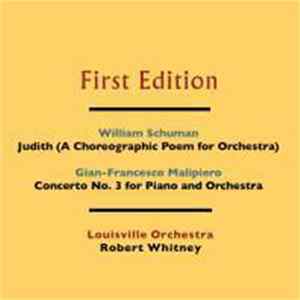 William Schuman, Gian Francesco Malipiero, The Louisville Orchestra, Robert Whitney - Louisville Orchestra Commissions mp3