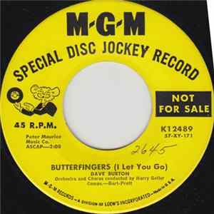 Dave Burton - Butterfingers (I Let You Go) mp3