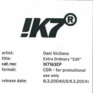 Dani Siciliano - Extra Ordinary (Edit) mp3