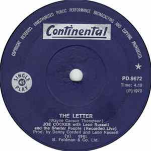 Joe Cocker - The Letter mp3