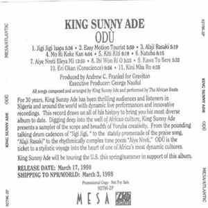 King Sunny Ade - Odù mp3