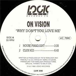 On Vision - Why Don't You Love Me mp3