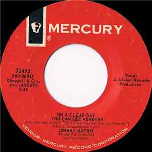 Johnny Mathis - On A Clear Day You Can See Forever / Come Back To Me mp3