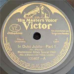 Westminster Abbey Special Choir - In Dulci Jubilo - Parts 1 & 2 mp3