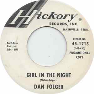 Dan Folger - Girl In The Night / Sweet Paradise mp3