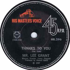 Mr Lee Grant - Thanks To You mp3