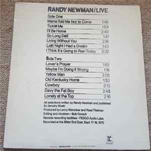 Randy Newman - Live mp3