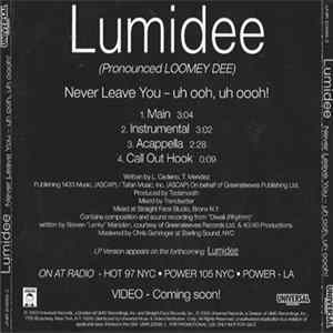 Lumidee - Never Leave You (Uh Ooh, Uh Oooh!) mp3