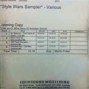28 Days, NoKTuRNL, Machine Gun Fellatio, Motor Ace - Style Wars mp3