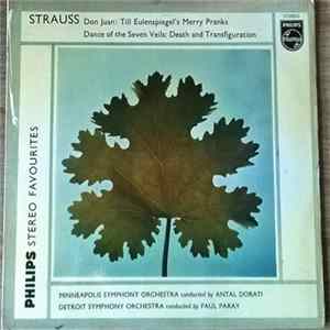 Richard Strauss, Paul Paray, Antal Dorati, Minneapolis Symphony Orchestra, Detroit Symphony Orchestra - RICHARD STRAUSS mp3