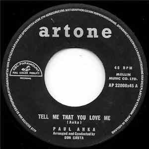 Paul Anka - Tell Me That You Love Me mp3