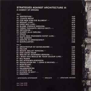 Einstürzende Neubauten - Strategies Against Architecture III (1991-2001) mp3