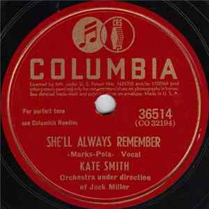 Kate Smith - She'll Always Remember mp3