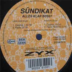 Sündikat - Alles Klar, Boss? mp3