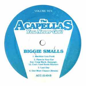 Biggie Smalls - The Acapellas You Never Got! Volume Ten mp3