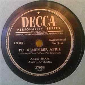 Artie Shaw And His Orchestra - I'll Remember April / The Continental mp3