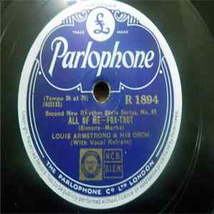 Louis Armstrong & His Orch. - All Of Me / New Tiger Rag mp3