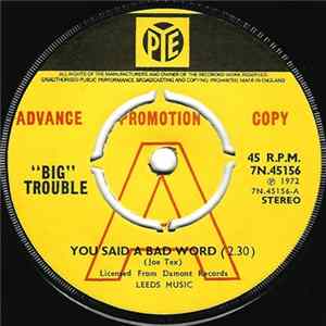 "Big" Trouble - You Said A Bad Word / Cyclone Blues mp3