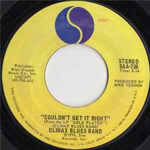 Climax Blues Band - Couldn't Get It Right mp3