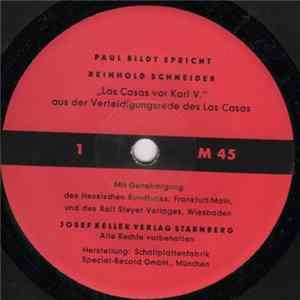 Paul Bildt Spricht Reinhold Schneider - Las Casas Vor Karl V. mp3