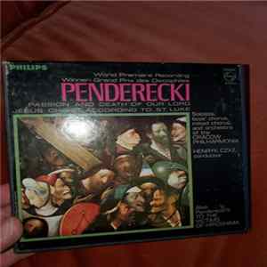 Penderecki - Passio Et Mors Domini Nostri Jesu Christi Secundum Lucam mp3