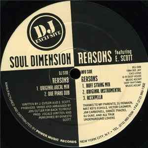 Soul Dimension Featuring E. Scott - Reasons mp3