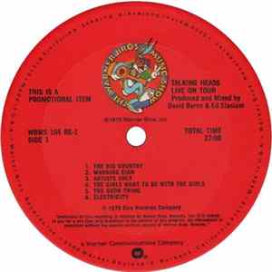 Talking Heads - Live On Tour mp3
