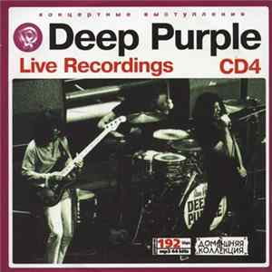 Deep Purple - CD4 Live Recordings mp3