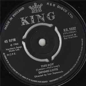 Dennis Lotis - This Boy mp3