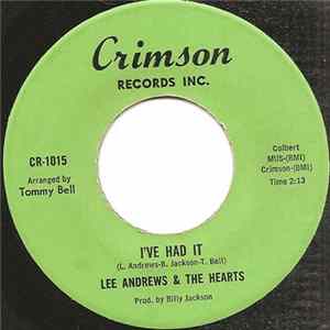 Lee Andrews & The Hearts - I've Had It mp3