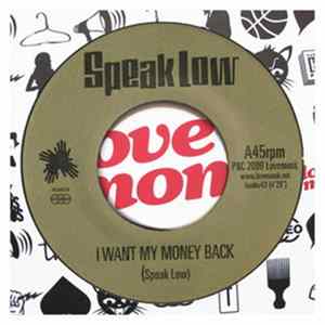 Speak Low - I Want My Money Back / This Letter mp3