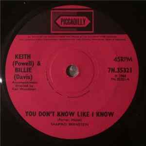 Keith (Powell) & Billie (Davis) - You Don't Know Like I Know / Two Little People mp3