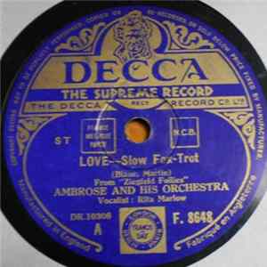 Ambrose And His Orchestra - Love / Laughing On The Outside mp3