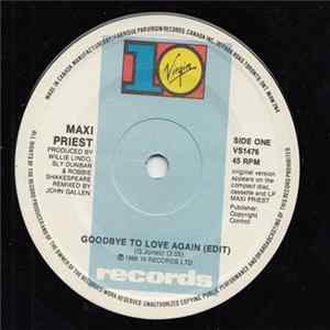 Maxi Priest - Goodbye To Love Again mp3