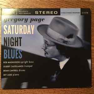 Gregory Page - Saturday night blues mp3