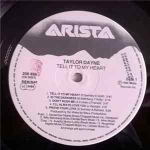 Taylor Dayne - Tell It To My Heart mp3