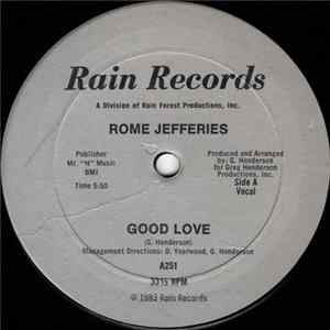 Rome Jefferies - Good Love mp3