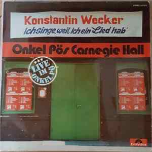 Konstantin Wecker - Live im Onkel Pö mp3