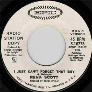 Rena Scott - I Just Can't Forget That Boy mp3