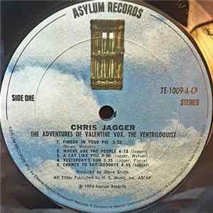 Chris Jagger - The Adventures Of Valentine Vox The Ventriloquist mp3
