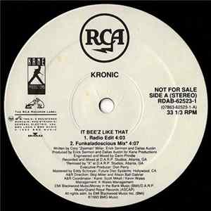 Kronic - It Bee'z Like That mp3
