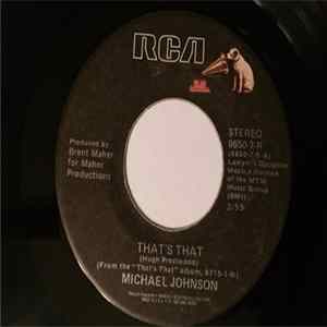 Michael Johnson - That's That mp3