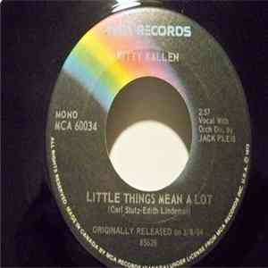 Kitty Kallen - Little Things Mean A Lot / I Don't Think You Love Me Anymore mp3