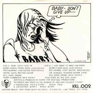 Barry Knoedl - Baby Don't Give Up mp3