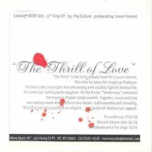 Pop Culture Aka Levon Vincent - The Thrill Of Love mp3